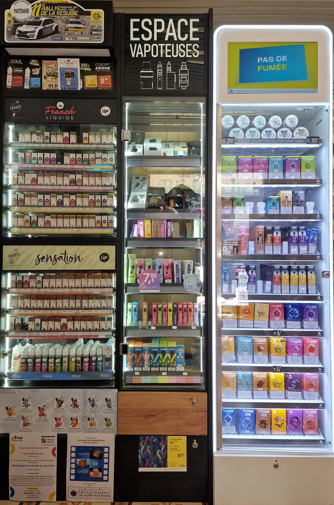 Vapoteuse et cigarette électronique à Roquebillière près de Lantosque et de la Vésubie