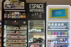 Vapoteuse, cigarette électronique et espace vape chez Bibiche à Roquebillière